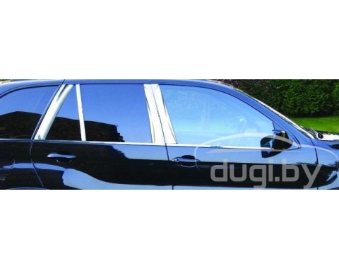 Молдинги дверных стоек (нерж.) для X5 (E70)
